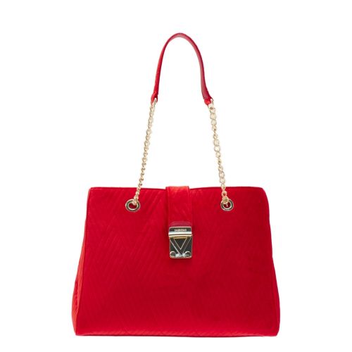 Womens Red Ghost Quilted Tote Bag 34844 by Valentino from Hurleys