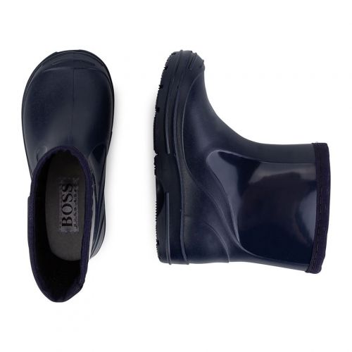 Toddler Navy Wellington Boots (21-30) 92786 by BOSS from Hurleys