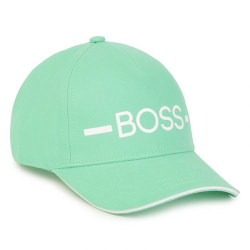 Boys Green Branded Cap 103908 by BOSS from Hurleys