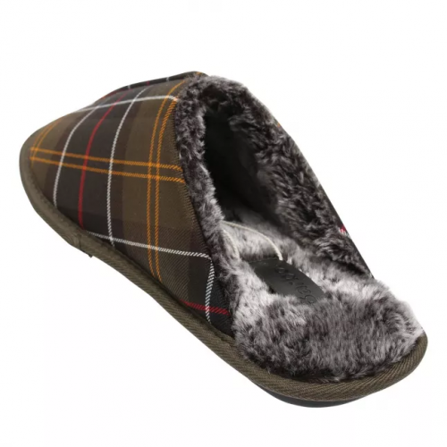 Mens Classic Tartan Young Tartan Slippers 80140 by Barbour from Hurleys