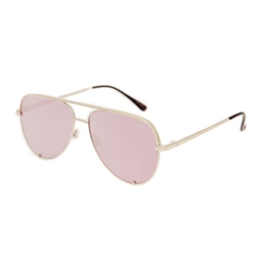 Womens Gold/Gold High Key Mini Sunglasses 29016 by Quay Australia from Hurleys