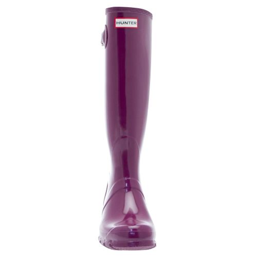 Womens Violet Original Tall Gloss Wellington Boots 10673 by Hunter from Hurleys