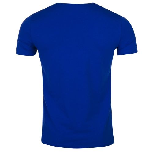 Mens Blue Chest Logo S/s T Shirt 22364 by Emporio Armani from Hurleys