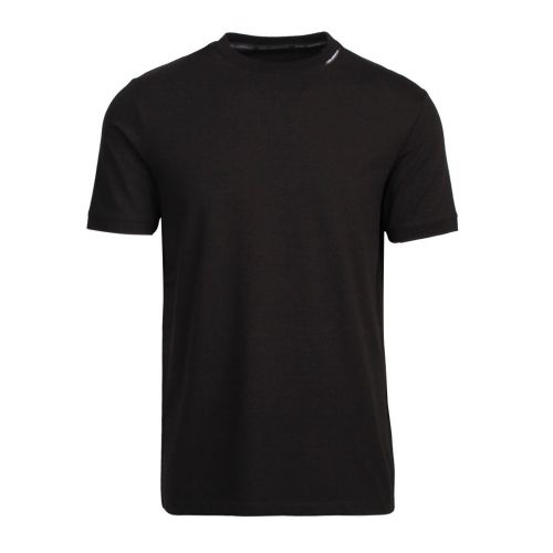 Mens Black Logo Neck S/s T Shirt 94938 by Karl Lagerfeld from Hurleys