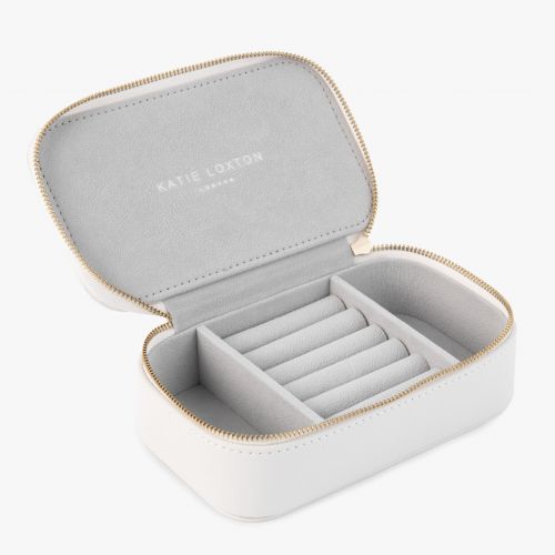 Womens White Hello Lovely Medium Jewellery Box 94631 by Katie Loxton from Hurleys