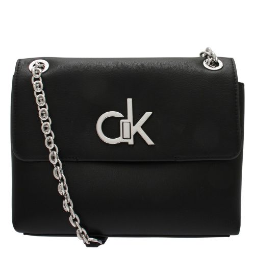 Womens Black Re-Lock Medium Crossbody Bag 56122 by Calvin Klein from Hurleys