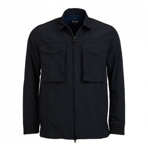 Mens Black Rath Overshirt 31500 by Barbour International from Hurleys