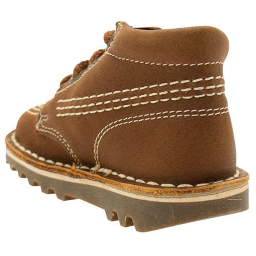 Infant Brown Kick Hi (5-12) 18847 by Kickers from Hurleys