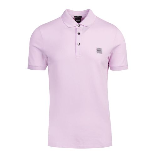 Casual Mens Pink Passenger Slim Fit S/s Polo Shirt 74443 by BOSS from Hurleys