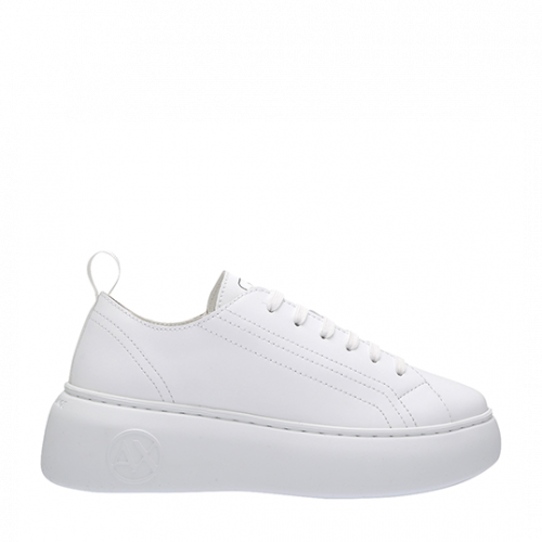 Womens White Super Platform Trainers 107835 by Armani Exchange from Hurleys