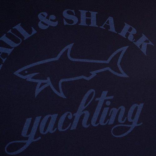 Paul & Shark Mens Navy Tonal Logo Shark Fit S/s Tee Shirt 64973 by Paul And Shark from Hurleys