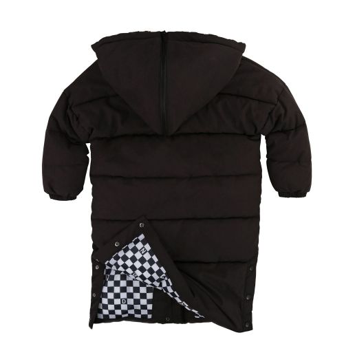 Girls Black Padded Hooded Parka Coat 45350 by DKNY from Hurleys