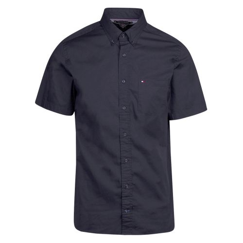 Mens Sky Captain Stretch Poplin S/s Shirt 39169 by Tommy Hilfiger from Hurleys