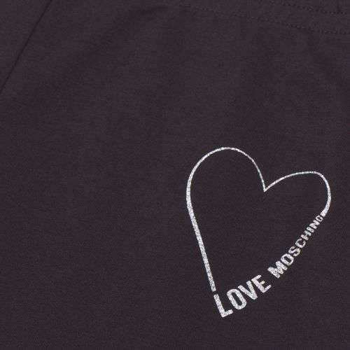 Womens Black Heart Sweat Pants 35170 by Love Moschino from Hurleys
