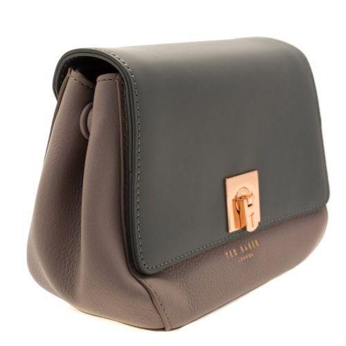 Womens Gunmetal Chelsee Colour Block Trapeze Small Cross Body Bag 63039 by Ted Baker from Hurleys