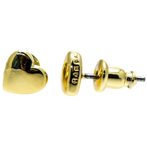 Womens Gold Harly Heart Studs 33113 by Ted Baker from Hurleys