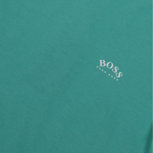 Athleisure Mens Green Tee Curved Logo S/s T Shirt 42476 by BOSS from Hurleys