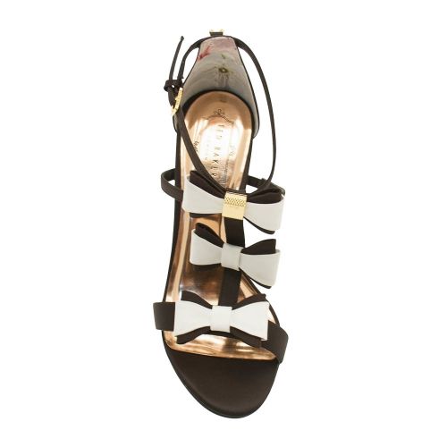 Womens Black & White Appolini Sandals 8329 by Ted Baker from Hurleys