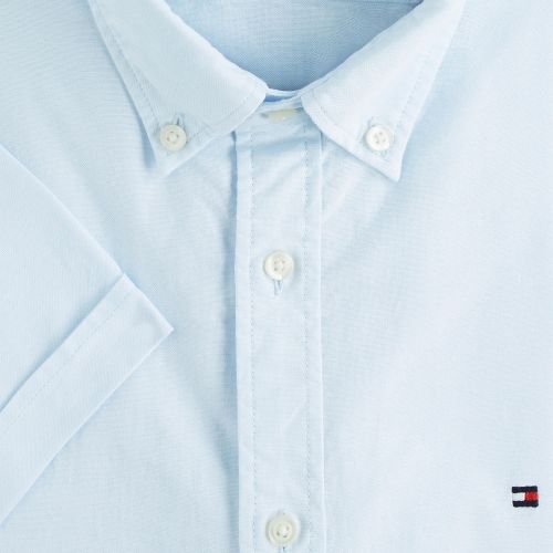 Mens Keepsake Blue Oxford Slim Fit S/s Shirt 58035 by Tommy Hilfiger from Hurleys