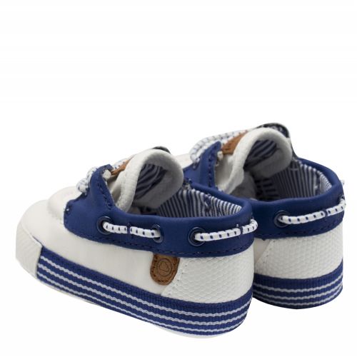 Baby White Deck Shoe Booties 40063 by Mayoral from Hurleys