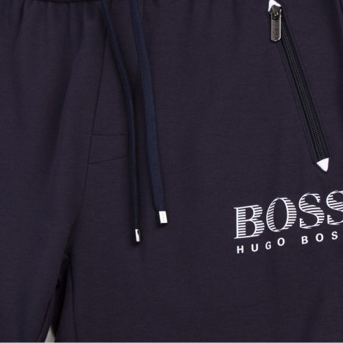 Mens Dark Blue Branded Sweat Pants 57158 by BOSS from Hurleys