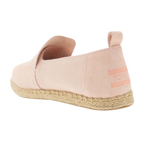 Womens Pale Pink Suede Decnalp Espadrille 8602 by Toms from Hurleys