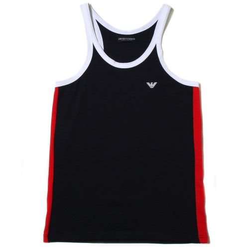 Mens Marine Small Logo Vest 67388 by Emporio Armani from Hurleys
