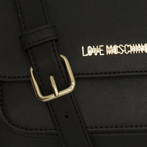 Womens Black Chain Detail Crossbody Bag 43027 by Love Moschino from Hurleys