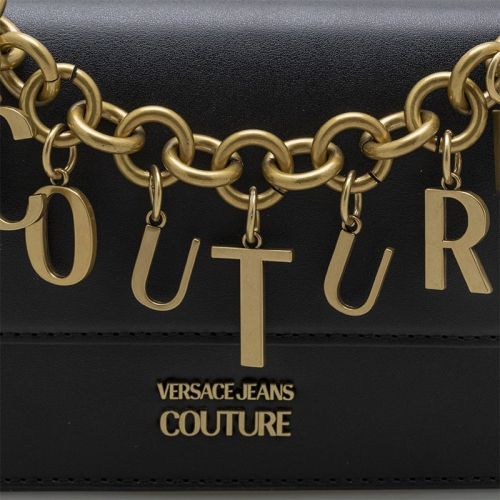 Womens Black Charms Smooth Shoulder Bag 103130 by Versace Jeans Couture from Hurleys