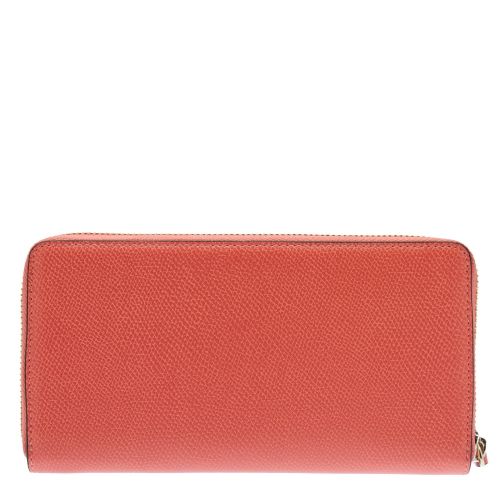 Womens Coral Branded Zip Around Purse 37186 by Emporio Armani from Hurleys