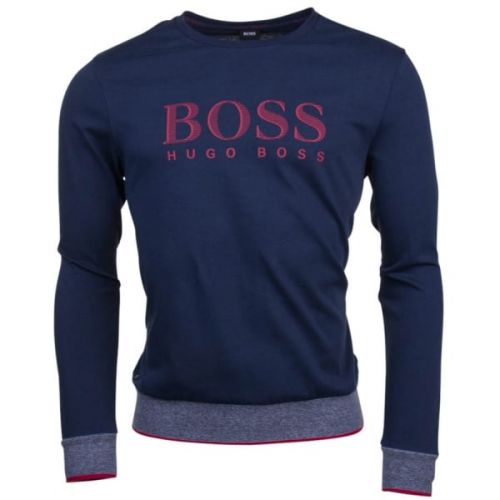 Mens Dark Blue Sweatshirt 18750 by BOSS from Hurleys