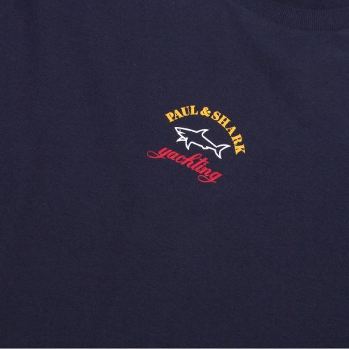 Mens Navy Small Chest Logo Custom Fit S/s T Shirt 48827 by Paul And Shark from Hurleys