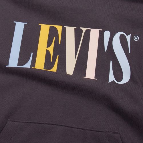 Womens Forged Iron Multicolour Logo Hooded Sweat Top 57731 by Levi's from Hurleys