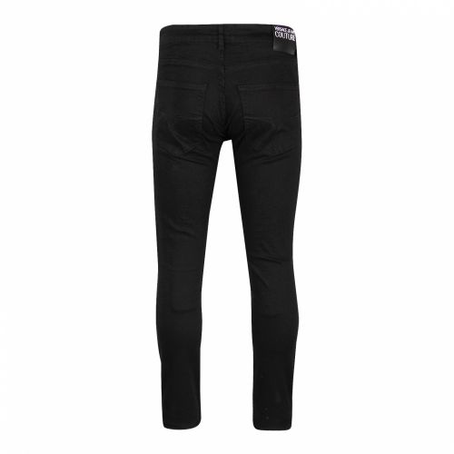 Mens Black Branded Skinny Fit Jeans 46751 by Versace Jeans Couture from Hurleys