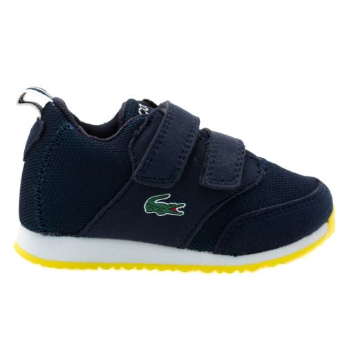 Infant Green & Navy L.ight Trainers (3-9) 62690 by Lacoste from Hurleys