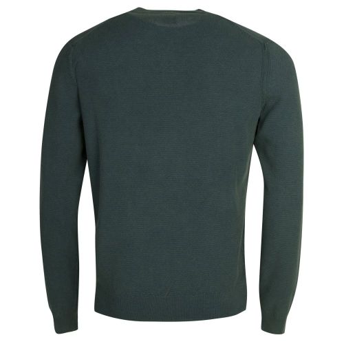 Casual Mens Dark Green Kalassy Crew Neck Knitted Top 26372 by BOSS from Hurleys