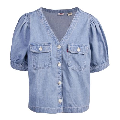 Womens Loosey Goosey Blue Bryn Denim Top 76838 by Levi's from Hurleys