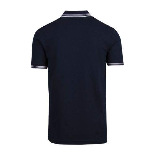 Athleisure Mens Navy Paul Curved Slim Fit S/s Polo Shirt 88168 by BOSS from Hurleys