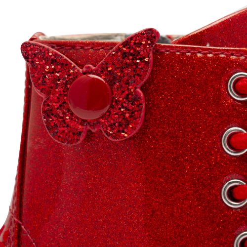 Girls Red Glitter Fairy Wings Boots (26-35) 78337 by Lelli Kelly from Hurleys