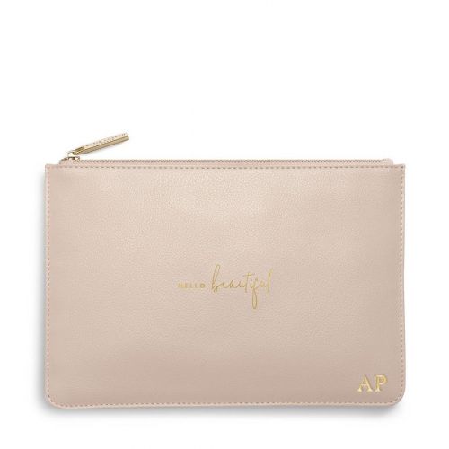 Womens Dusty Pink Hello Beautiful Perfect Pouch 82571 by Katie Loxton from Hurleys