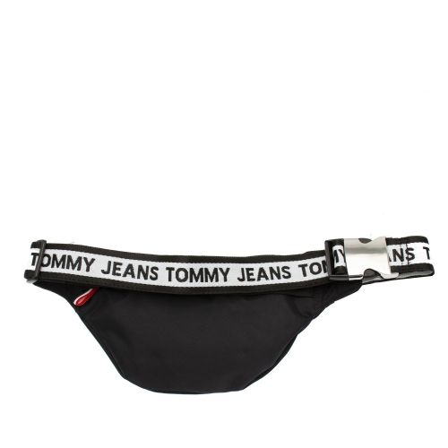 Womens Black Logo Tape Bum Bag 52758 by Tommy Jeans from Hurleys