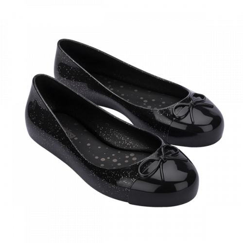 Kids Black Sweet Love Shoes (13-1) 110896 by Mini Melissa from Hurleys