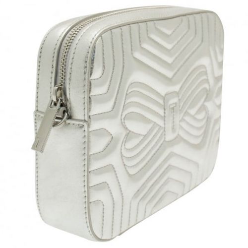 Womens Silver Sunshne Quilted Camera Bag 18554 by Ted Baker from Hurleys
