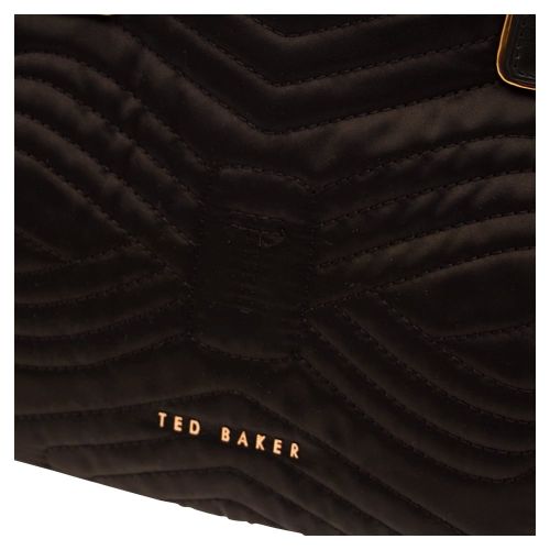 Womens Black Akebia Quilted Small Tote Bag 18656 by Ted Baker from Hurleys