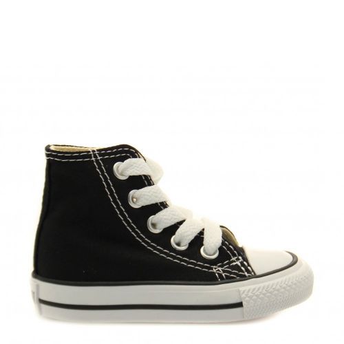 Infant Black Chuck Taylor All Star Hi (2-9) 49690 by Converse from Hurleys