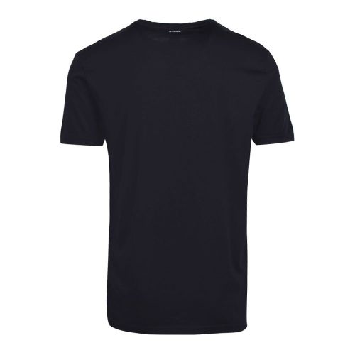 Casual Mens Dark Blue Tlogo Graphic S/s T Shirt 93883 by BOSS from Hurleys