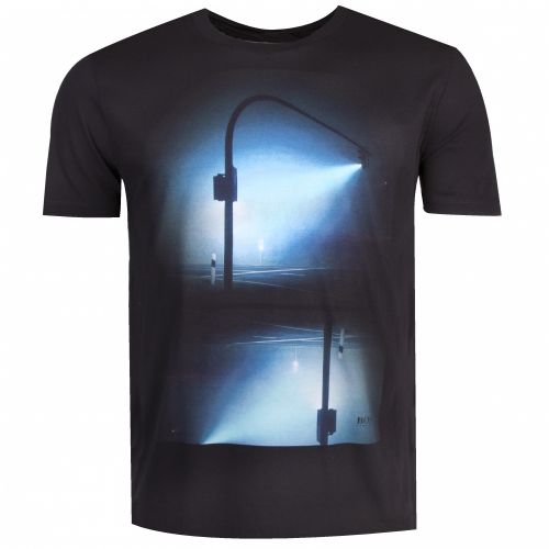 Casual Mens Black Tnight S/s T Shirt 34417 by BOSS from Hurleys