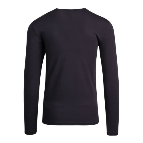 Mens Marine/Red Small Eagle L/s T Shirt 78156 by Emporio Armani Bodywear from Hurleys