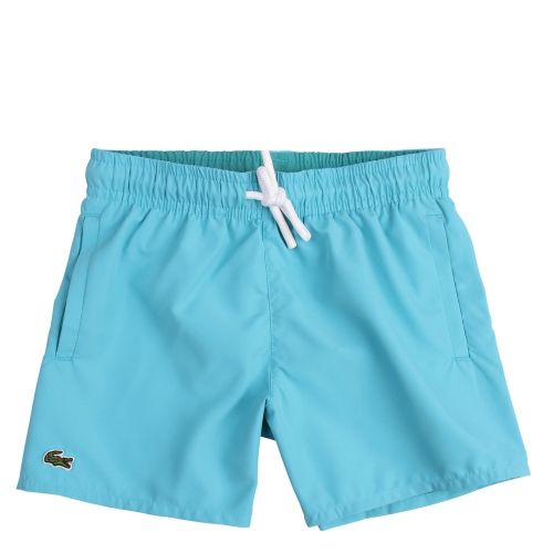 Boys Blue Classic Croc Swim Shorts 59351 by Lacoste from Hurleys