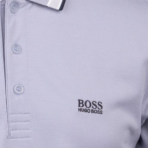 Athleisure Mens Blue Paddy Regular Fit S/s Polo Shirt 101544 by BOSS from Hurleys